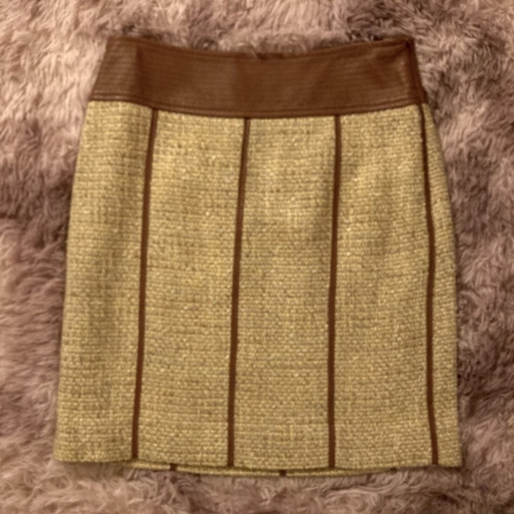 Etcetera size 4 knee length tweed skirt